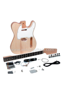 सॉलिड वुड बॉडी टेलीकास्टर DIY इलेक्ट्रिक गिटार किट (EGT10-W)