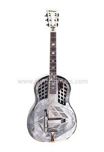 उत्कीर्णन अनुनादक गिटार के साथ धातु (आरजीएस103)