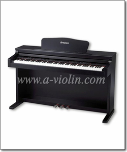 88की डिजिटल पियानो/ब्लैक ग्लॉस वार्निश अपराइट पियानो (डीपी890)