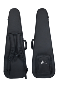 कस्टम एसटी और टीएल इलेक्ट्रिक गिटार गिग बैग काला 1680डी ऑक्सफोर्ड कपड़ा (बीजीई16825)