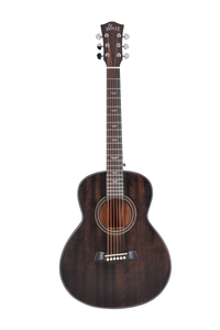 36'' गहरा भूरा उच्च घनत्व मानव निर्मित लकड़ी यात्रा ध्वनिक गिटार (AF386-36)