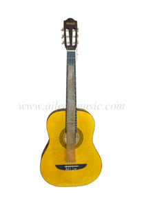 थोक 38' लिंडेन टॉप मेपल फ़िंगरबोर्ड शास्त्रीय गिटार (एसी831)