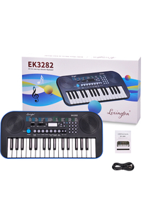 बच्चों के लिए 32 मिनी आकार का शैक्षिक इलेक्ट्रॉनिक संगीत कीबोर्ड (EK3282)
