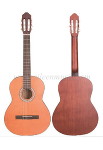 36 इंच एडवांसिंग स्टूडेंट कैटालपा प्लाइवुड बैक और साइड क्लासिकल गिटार (एसी161)