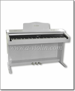 सफ़ेद डिजिटल पियानो 88 कुंजियाँ सफ़ेद ईमानदार पियानो (DP820AP)