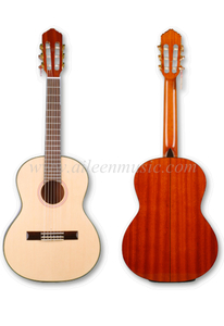 36' छोटे आकार का हस्तनिर्मित शास्त्रीय गिटार (ACG102)