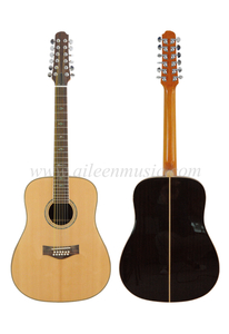 सॉलिड स्प्रूस 12 स्ट्रिंग ध्वनिक गिटार (AFM30-12)