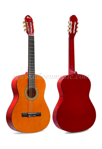 39' शास्त्रीय गिटार, गिटार के शुरुआती लोगों के लिए बढ़िया कीमत (एसी851)