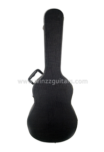गुणवत्ता चमड़ा बाहरी लकड़ी शास्त्रीय गिटार हार्ड केस (CCG410)
